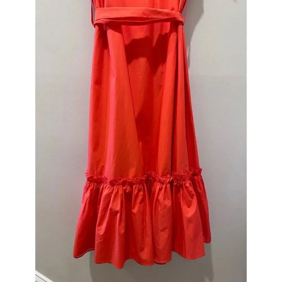 Tucker Puff Sleeve Ruffle Hem Dress-sz L-NWT - Picture 10 of 14